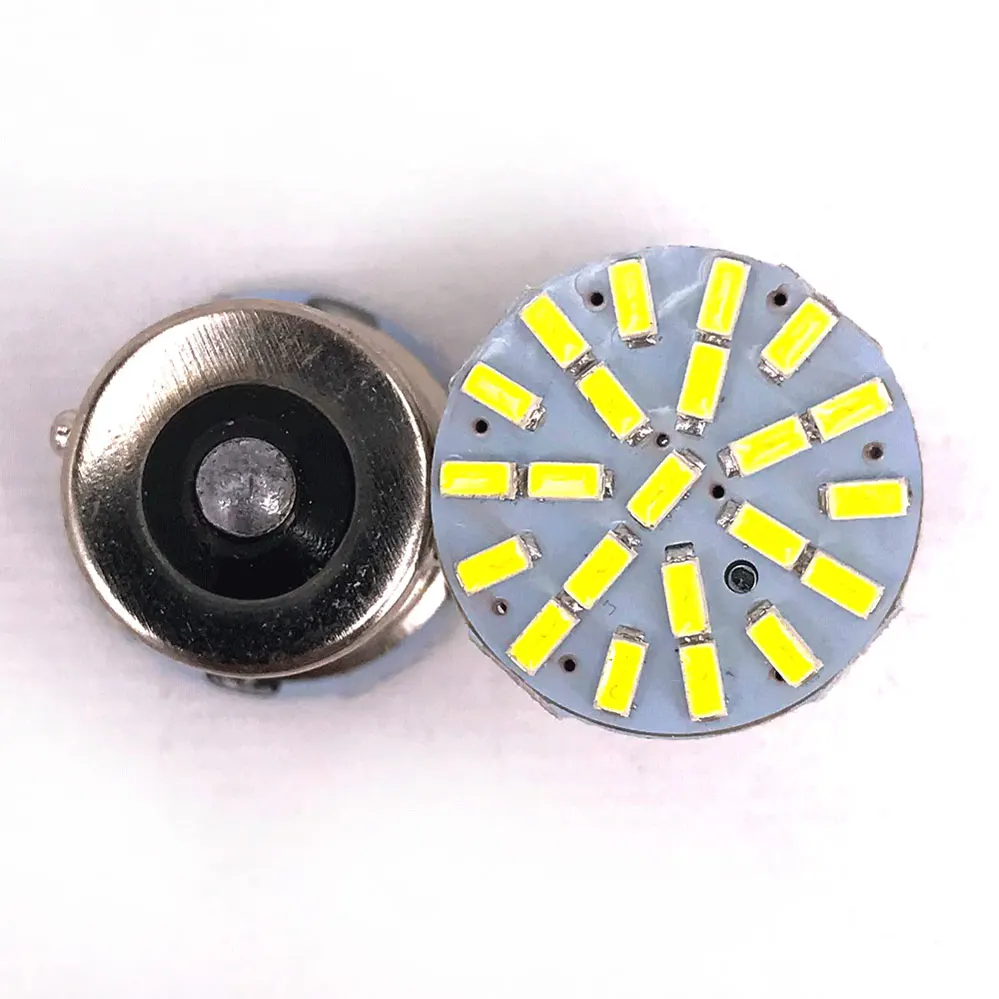 100 шт. 1156 P21W BA15S 3014 22SMD светодиодный светильник используемый для резервного