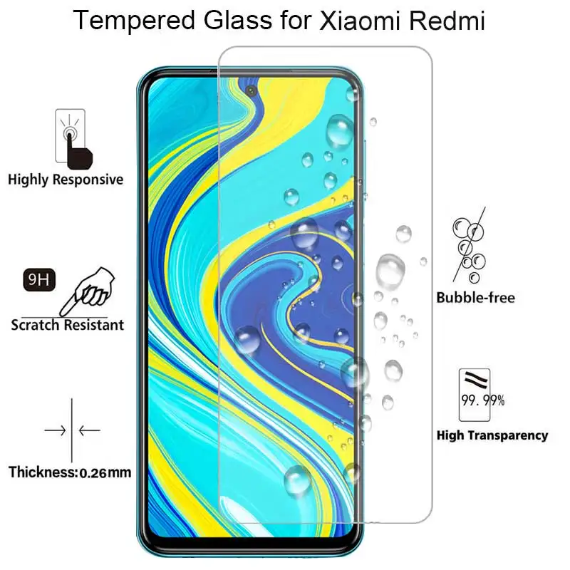 2 в 1 для стеклянного объектива камеры redmi note 9s 9 pro 8t poco x3 Экран протектор из