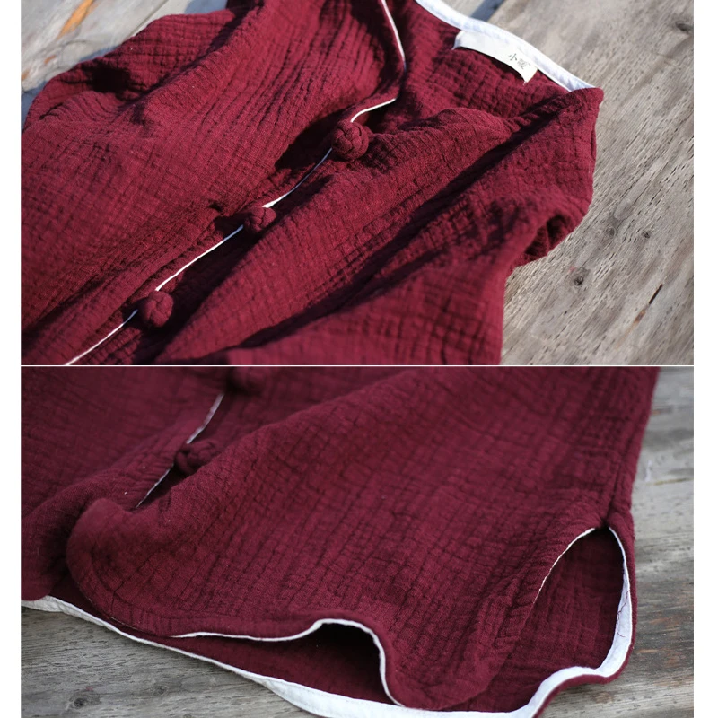 

NINI WONDERLAND Spring Vintage Cotton Linen Shirt Female Autumn Women Casual Mori Girl Tops Long Sleeve Blouse V Neck Clothes