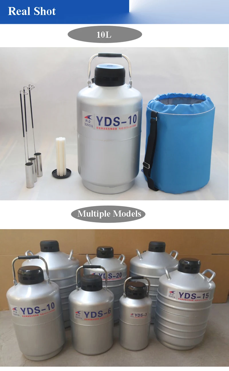 10L YDS-10 High Quality Liquid Nitrogen Container Cryogenic Tank Dewar With Straps | Инструменты