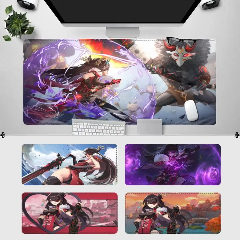 

Sale Beidou Genshin Impact Gaming Mouse Pad Laptop PC Computer Mause Pad Desk Mat For Big Gaming Mouse Mat For Overwatch/CS GO