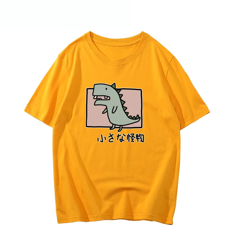 

Little Monster T-shirts Women 2021 Vogue Vintage Tshirts Cotton Lady O-Neck Short Sleeve Best Friends Girl Funny Hipster