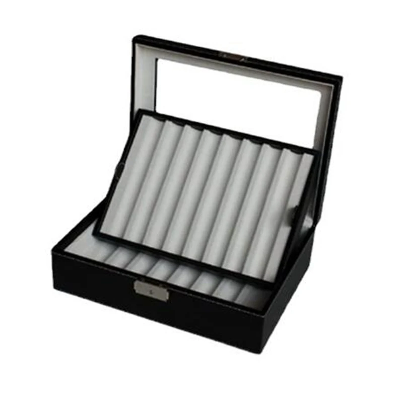 

16 ячеек, деревянная подставка для хранения, органайзер из красного дерева/орехового дерева