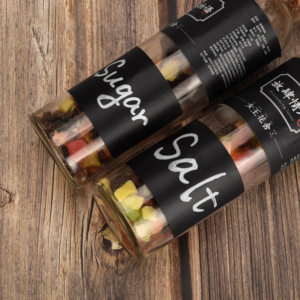 500 шт./рулон банки для специй наклейка s кухонная банка этикетки органайзер