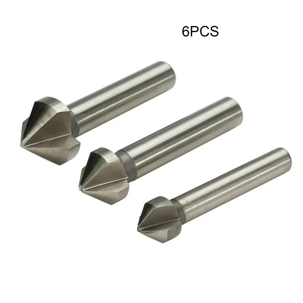 

6 шт., снятие фаски с тремя краями, 90 градусов