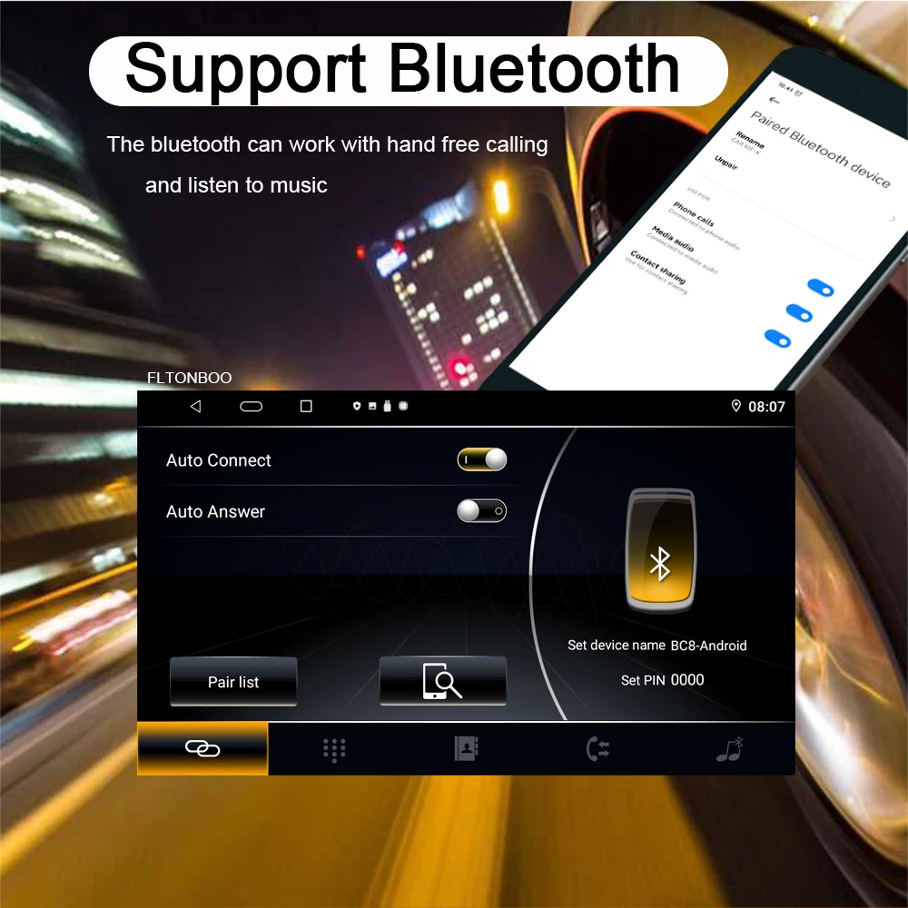 7-дюймовый Android 10 автомобильный радиоприемник с навигацией GPS мультимедийный