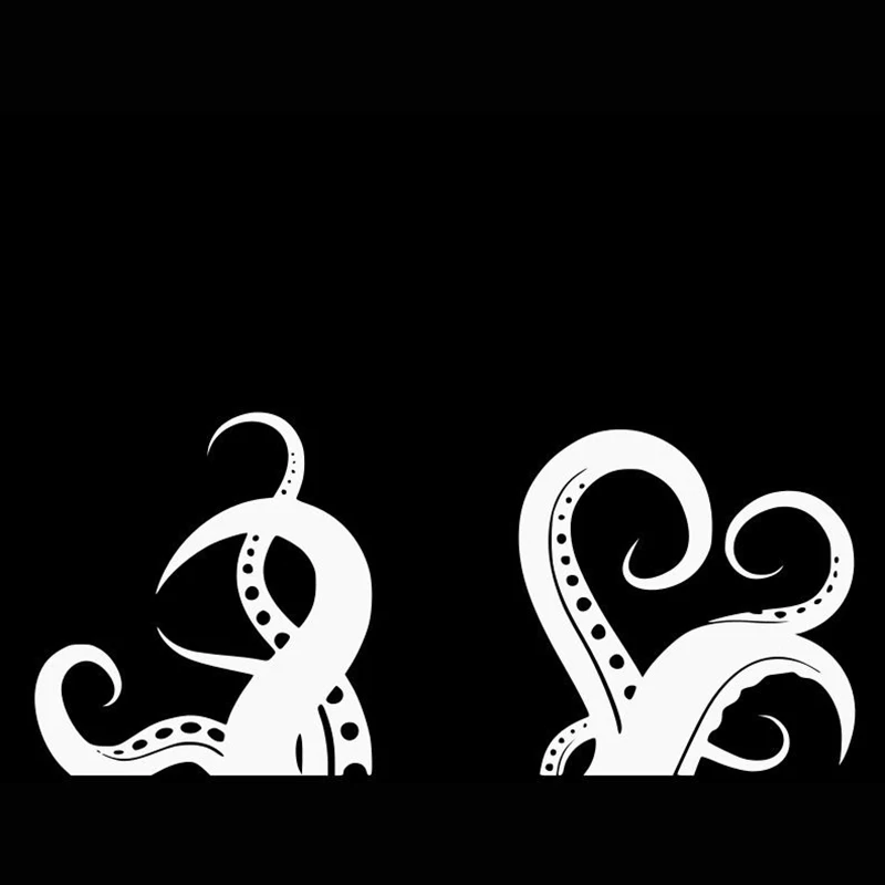

15*6.6cm Octopus Tentacles Vinyl Decal Car Wall Window Sticker Funny Car Window Bumper Novelty JDM Drift Vinyl Decal Sticker