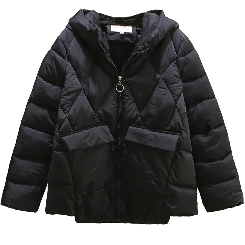 Зимние Повседневные короткие парки 2019 размера плюс модная одежда свободного