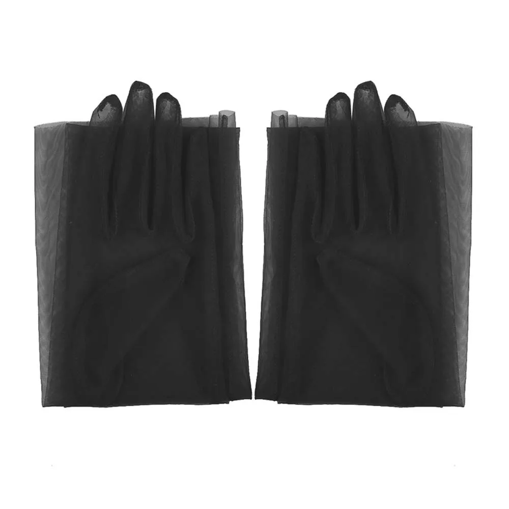 Перчатки по локоть для женщин тюлевые ультратонкие|Женские перчатки| |