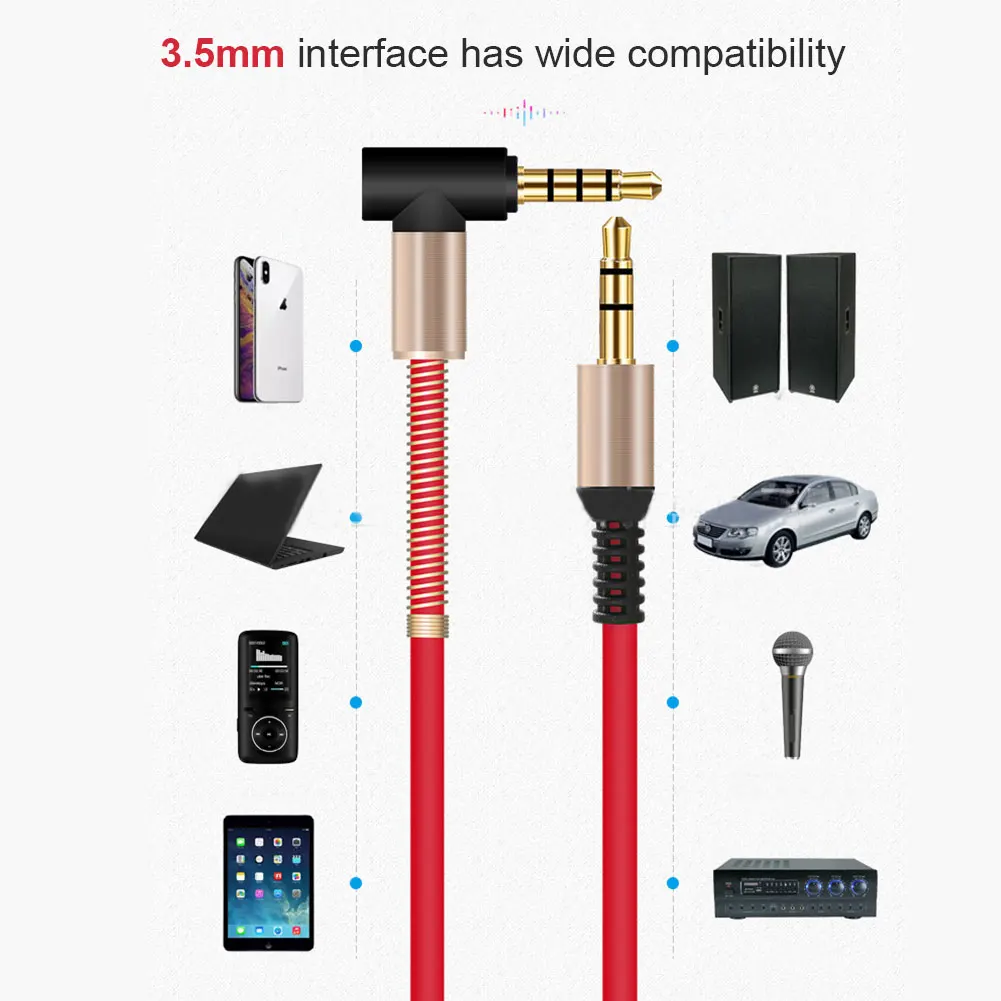 Аудиокабель с разъемом 3 5 мм кабель AUX акустический для iPhone 11 Pro Max XR 7 8 Samsung JBL