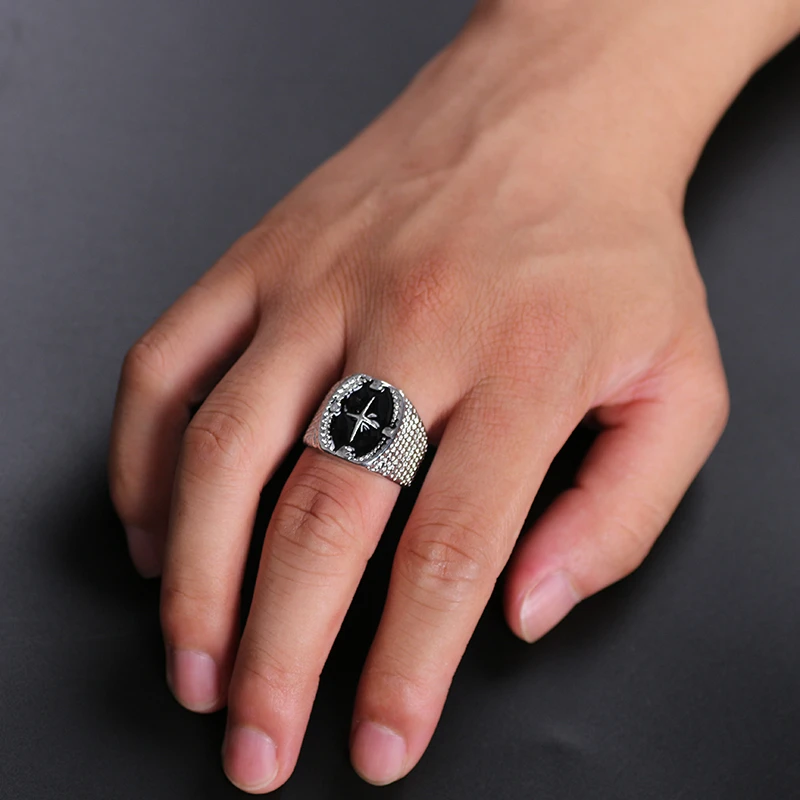 Новинка 2020 мужское кольцо в стиле хип хоп из цинкового сплава панк|Кольца| |