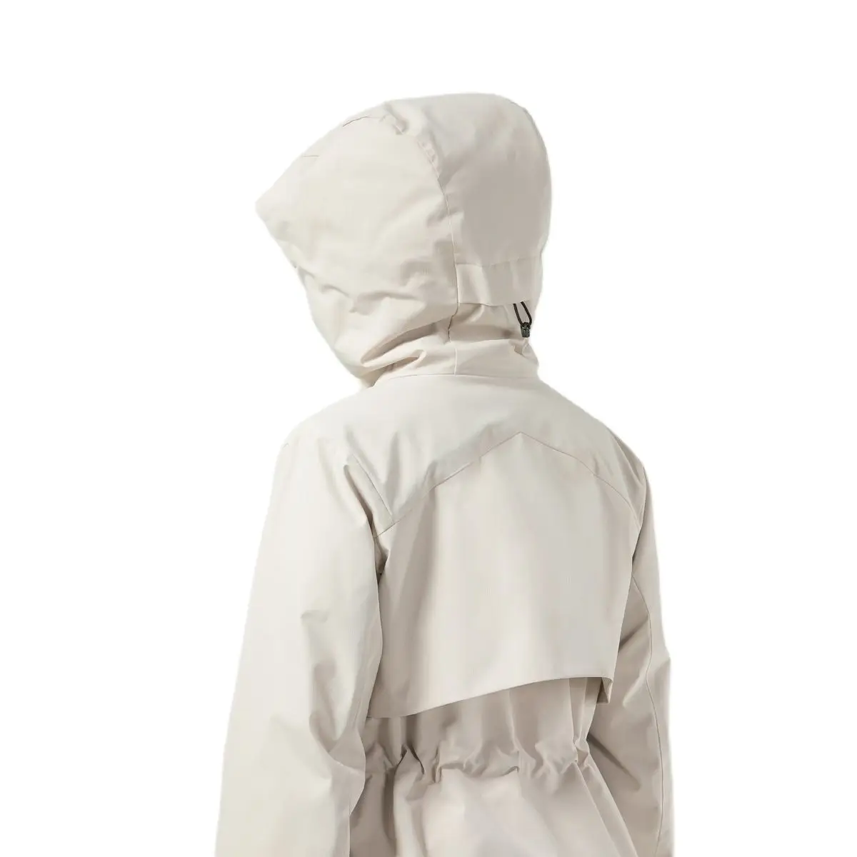 

Winter down jacket women's middle and long white duck waist retractable slim fit 2021 new hooded casual coat