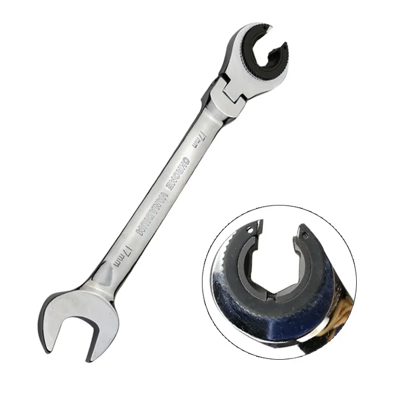 

Newest RatchetFix Tubing Wrench Spanner 180 Movable Head 8MM-19MM Car Hand Maintain Repair Tools Dropshipping