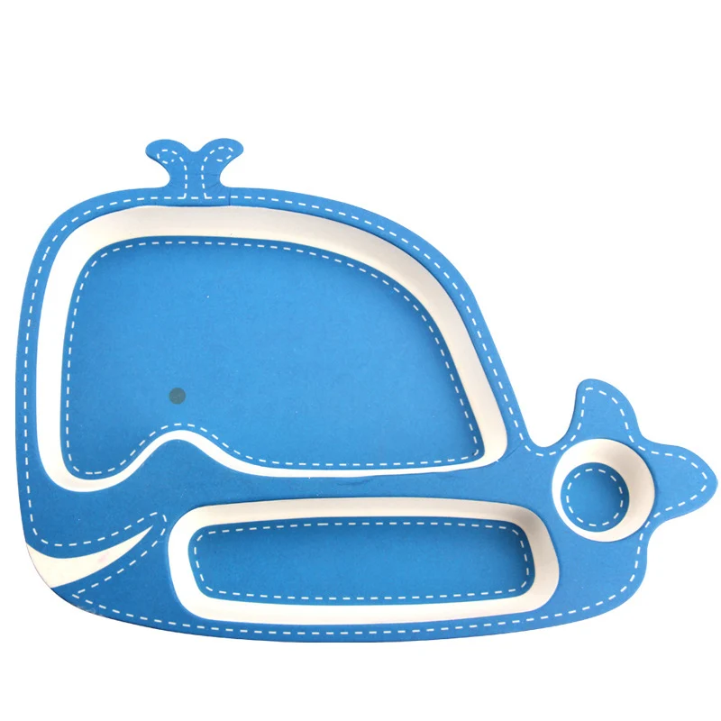 Детские миски из натурального бамбукового волокна милые Мультяшные блюда с