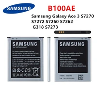 orginal b100ae 1500mah battery for samsung galaxy ace 3 s7270 s7272 s7260 s7262 g318 s7273 mobile phone battery