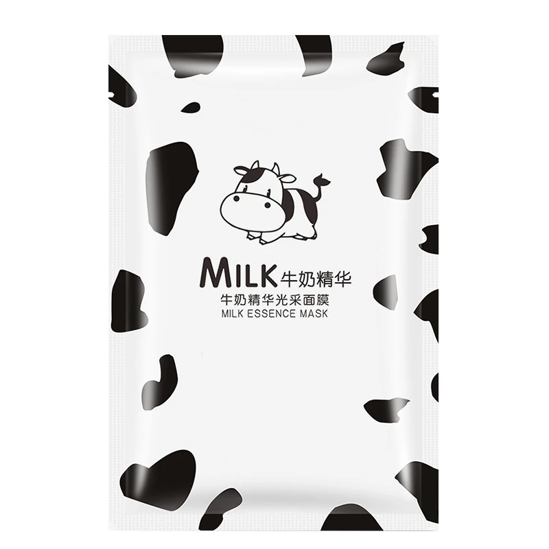 Milk PF79 уход за кожей шесть фруктов маска для лица масло ши мангостин черника гранат киви Фрукты алоэ лист маска для лица - Цвет: Milk
