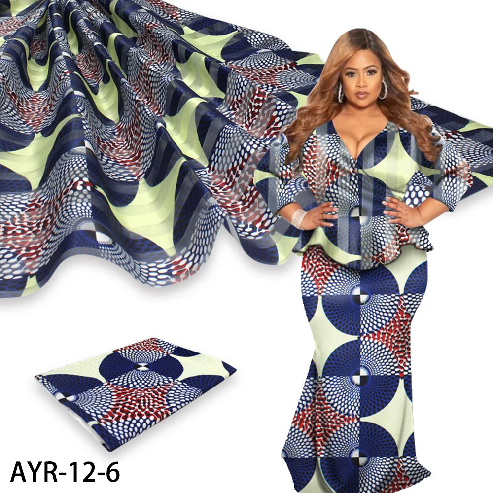 Новая африканская восковая дизайнерская лента из органзы 4 ярда + толстая