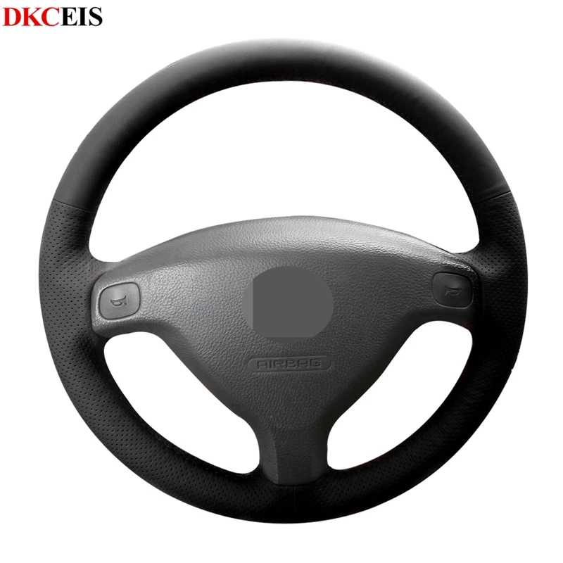 Черный мягкий чехол на руль для Buick Sail Vauxhall Astra (G) 1998 2004 Zafira (A) 1999 2005 Agila 2000 2004|Чехлы