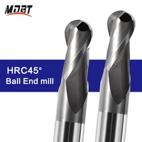 end mill milling cutter hrc45 ball nose end mill cnc router bit milling tool r0 5 r1 r2 r3 r4 r5 r6 cutting tools