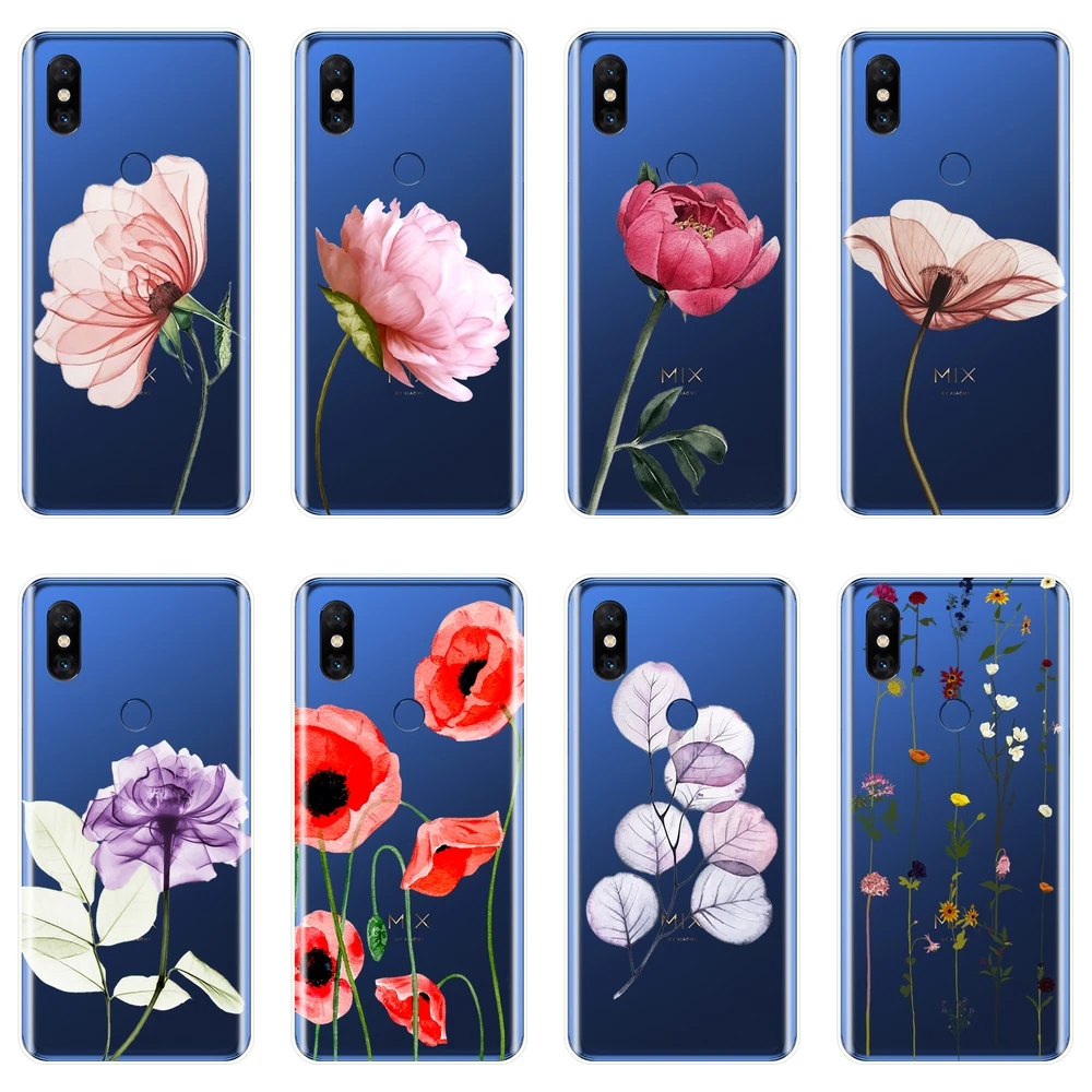 Термополиуретановая накладка на заднюю панель для Xiaomi mi Макс 1 2 3 мягкий