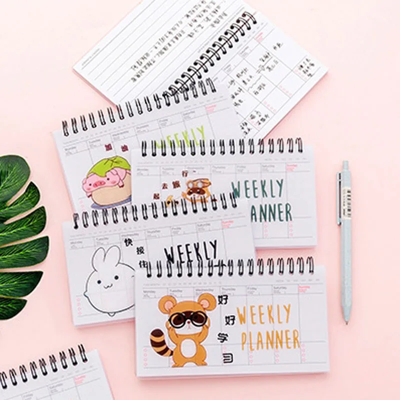 1 шт. прозрачный блокнот в виде ПП катушки ежедневный сумикко гураши канцелярские