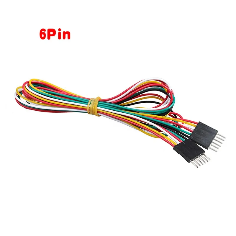 10 шт. DuPont 1/2 3/4/5/6-Pin Женский Мужской Женский Удлинительный кабель со штыревыми соединителями на обоих концах для подключения к провод кабель для Arduino UNO/50 см