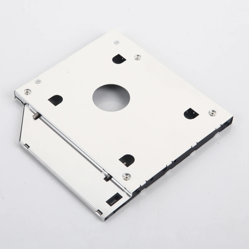 Универсальный алюминиевый SATA 2nd HDD SSD жесткий диск Оптический Caddy адаптер рамка