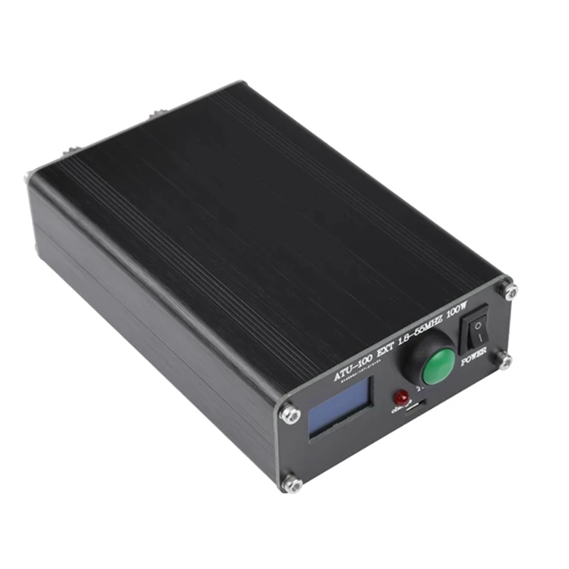 

ATU-100 1,8-55 МГц мини-автоматический антенный тюнер 0,96 дюйма с корпусом готовая зарядная версия N7DDC 7X7