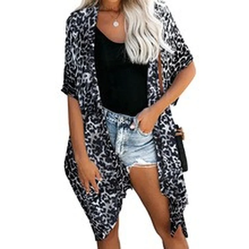 2021 Printed Cover-ups Sexy Beach Dress Women Halter Sling Chiffon Beach Towel Bikini Wrap Pareo Skirts Open-Back Swimwear