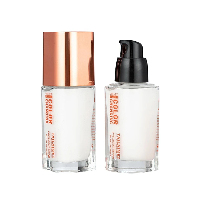 

Nude Face Liquid Cover Concealer Makeup Skin Pro Cosmetics New Color Changing Foundation Face Makeup