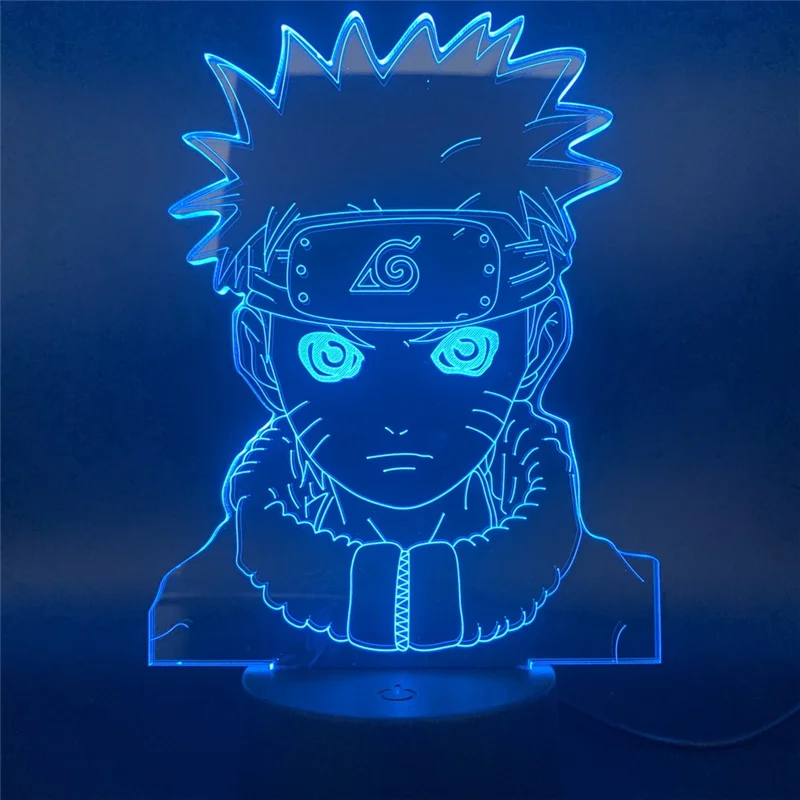 

Nighdn 3D Lamp Anime 3d Visual Night Light Colorful Gradient Novelty USB Table Lamp Birthday Christmas Gifts for Kids