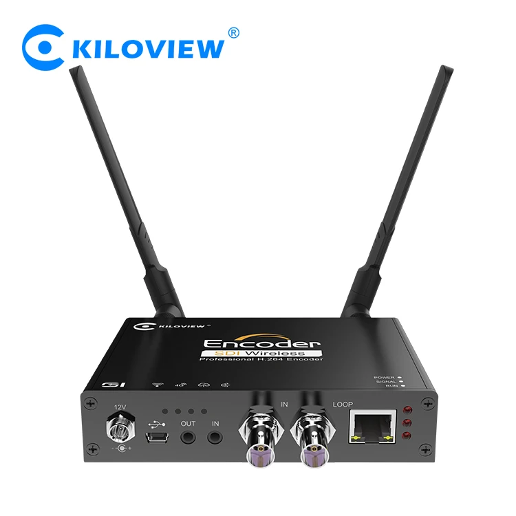 

Беспроводной преобразователь 1080p SDI в IP, видеокодер H264 в RTMP SRT RTSP