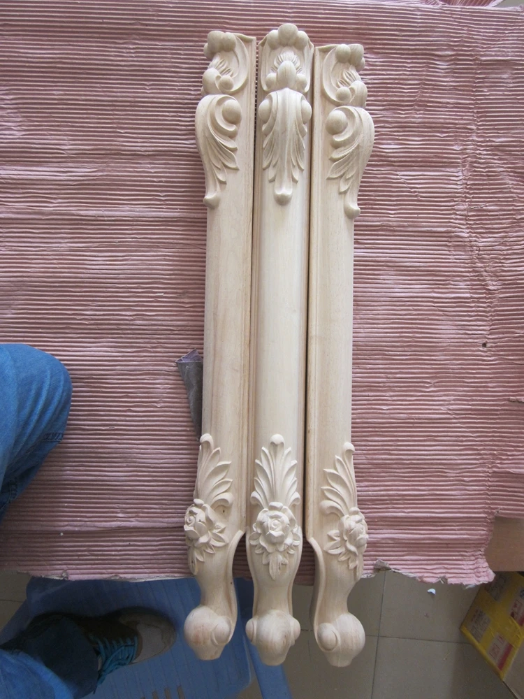 4 шт./лот европейские деревянные резные мебельные ножки диванные для кофейного