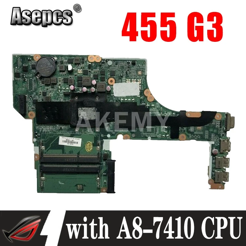 Asepcs основная плата 828432 601 837584 001 для HP ProbBook 455 G3 425 g3 445 материнская ноутбука с A8 7410