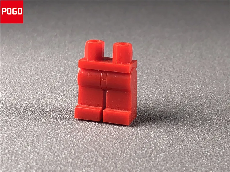10 шт./лот кубики Moc hips модель фигурки Красочные Брюки DIY Развивающие строительные блоки мини куклы игрушки для детей Подарки - Цвет: red Trousers