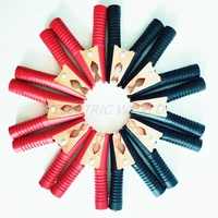 alligator clips 4pcs hot car battery clamps crocodile clip 100a red black electrical connection battery terminals power test