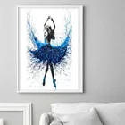 Полноформатная алмазная живопись, танцующая девушка, бриллиантовая вышивка 5D сделай сам, мозаика с изображением Танцовщицы, вышивка крестиком, украшение для дома