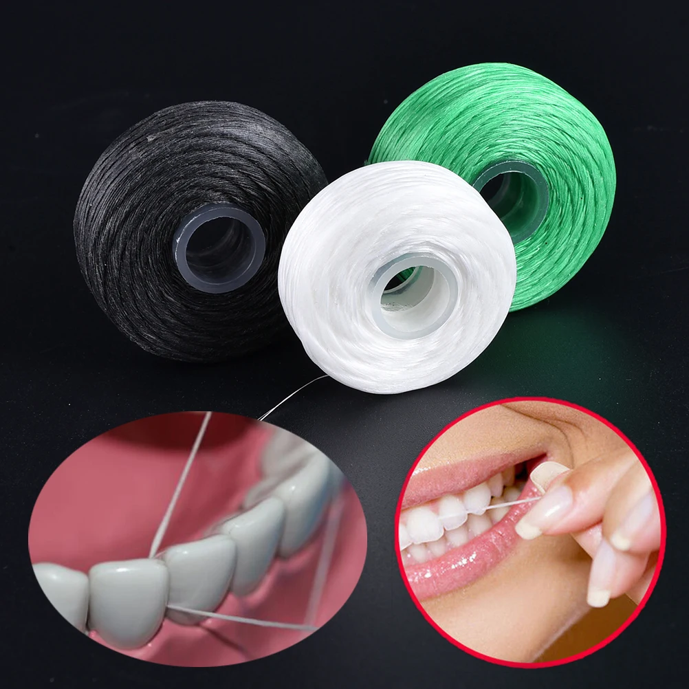 

1pc Portable 50m Dental Nylon Hygiene Picks Line Health Comfortable Tooth Care CleaneSupplies 3Color~