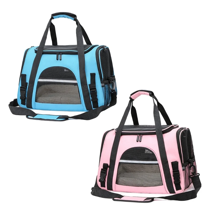 

Durable Travel Dog Bag Pet Supplies Lightweight Mesh Window Pet Carrier Handbag Breathable Multifunctional Leisure Trave