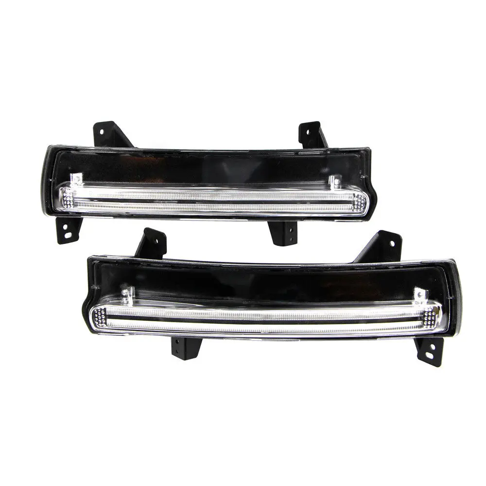 DRL для Jeep Compass 2017 2018 Светодиодный дневной светильник противотуманных фар с