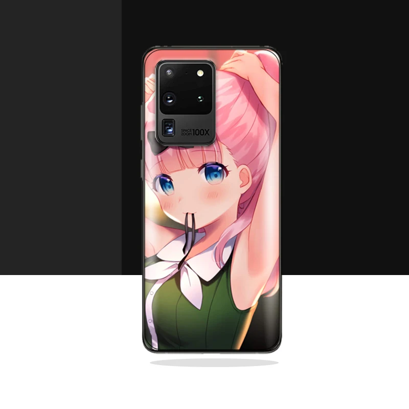 

Cute Girls Japan Phone Case For Samsung Galaxy S21 S20 Lite Plus Ultra S10E S10 S9 S8 Full Protection Silicone Back Cover