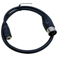 din to 3 5mm cable 50cm 5 pin din plug male to 3 5mm female smartphone aux headphone stereo jack adapter input cable 0 5m 1 5m