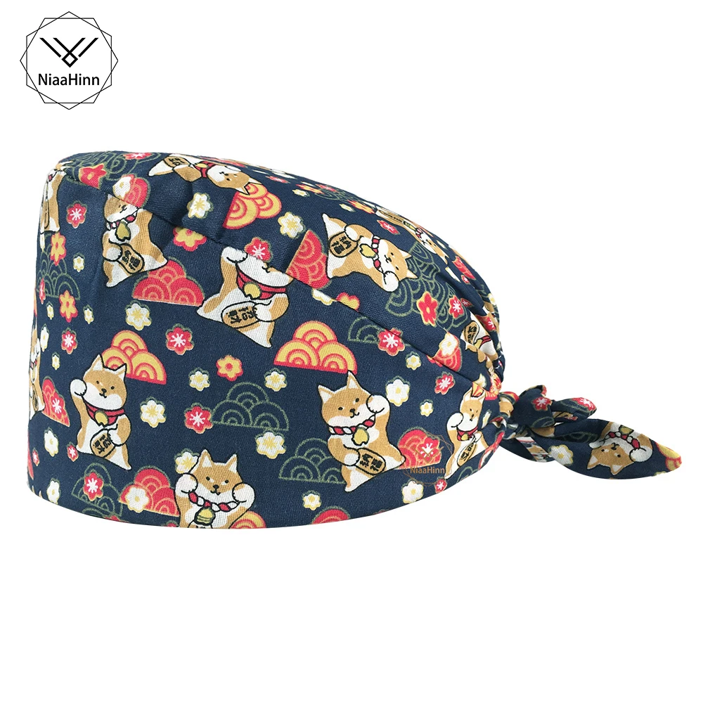 Кепка унисекс с регулируемой задней крышкой мультяшным принтом шапка скраб для