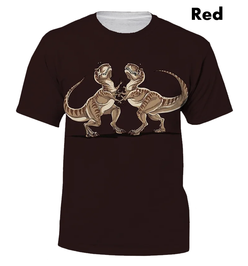 

Summer leisure and cool dinosaur new high-quality T-shirt (the best gift)