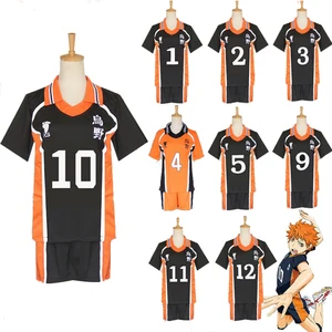 haikyu 9 styles haikyu cosplay costume anime karasuno high school volleyball club hinata shyouyou sportswear jerseys uniform free global shipping