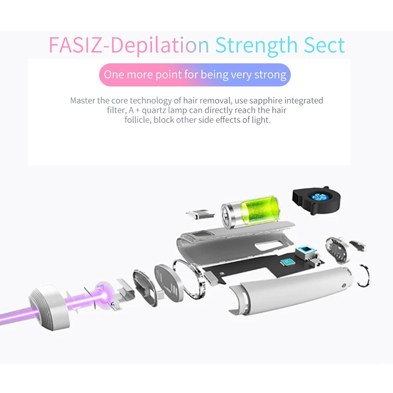 3 в 1 многофункциональный IPL лазерный эпилятор светодиодный для удаления волос
