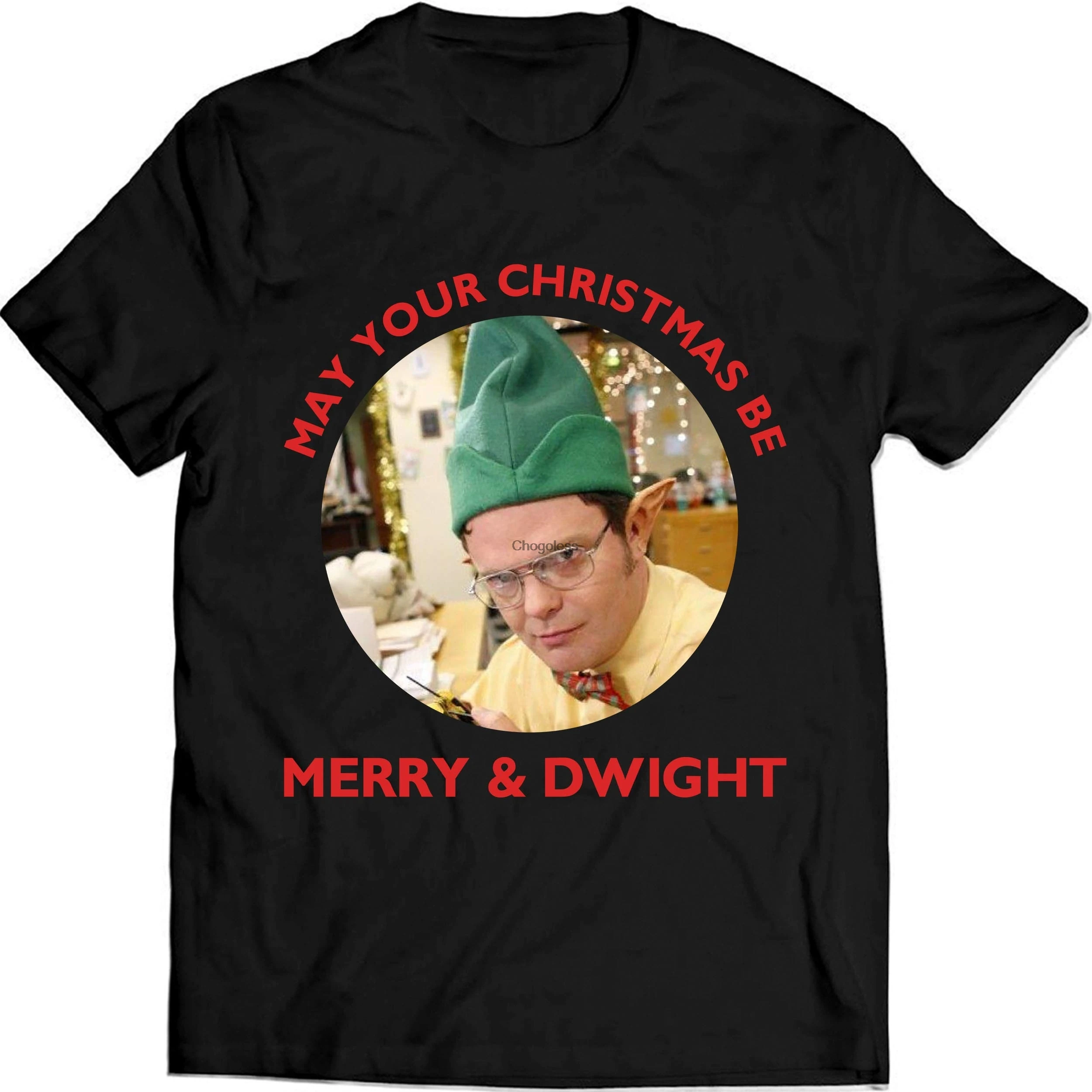 Веселая футболка с надписью пусть ваш Рождество будет счастливым и долгим