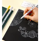 Рулонная ручка-маркер Sakura Gelly, белый, золотой, серебряный цвет 05 08 10, для рисования манги, художественный дизайн E6499