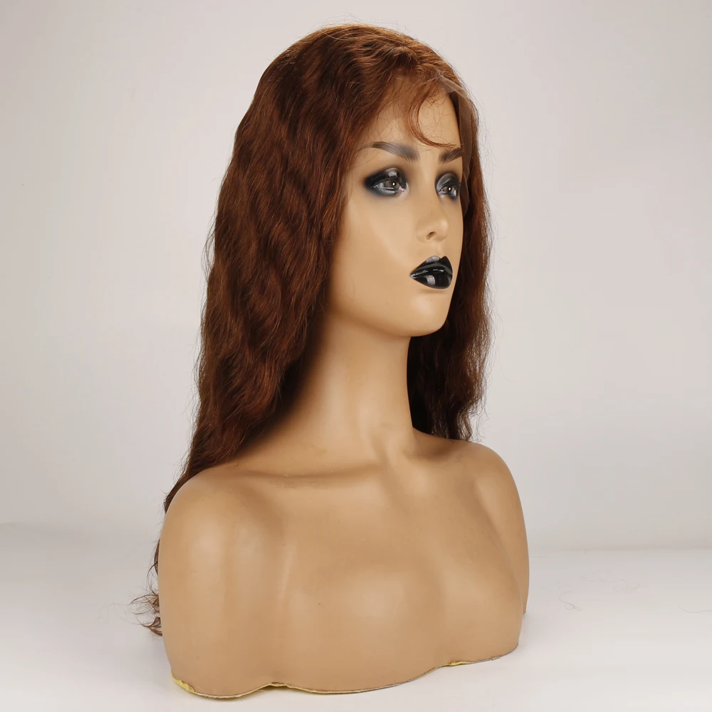 売る 吹き色人間の毛髪フルレースかつらブラジル事前摘み取らhdフル人間の毛髪レミウィッグ髪かつらソフト