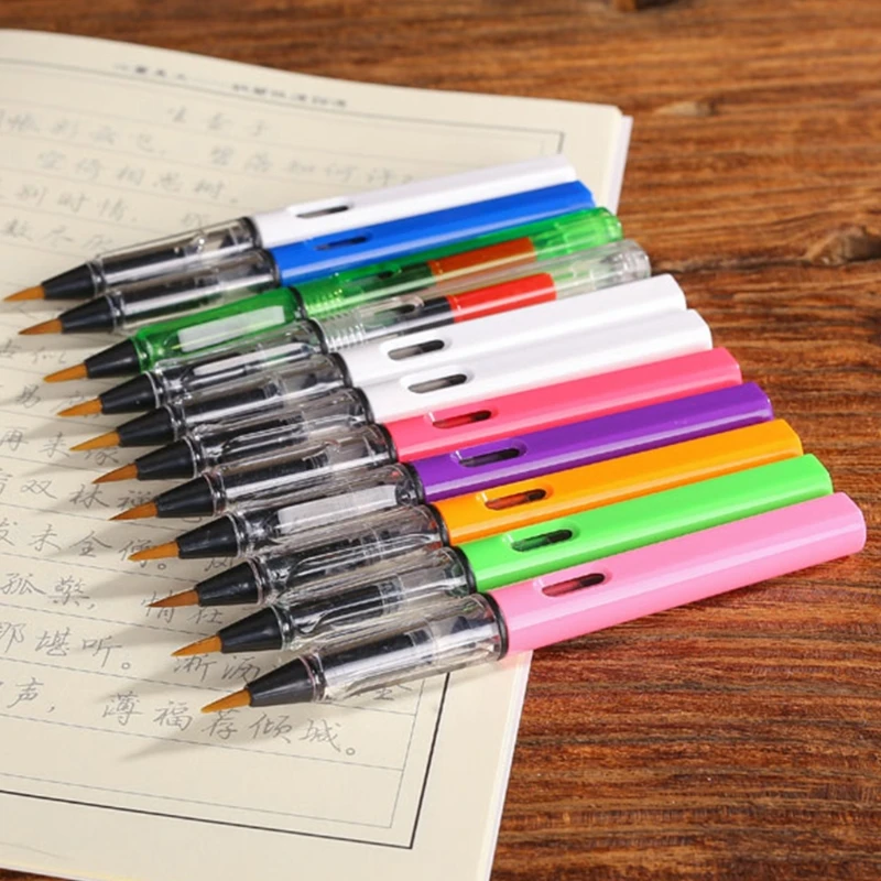 

Dual Use Pumping Ink Sac Watercolor Pen Calligraphy Brush Art Painting Supplies